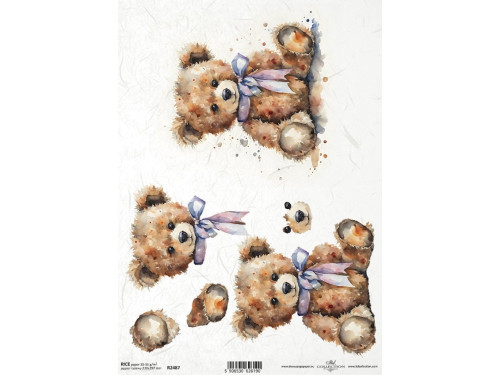 Decoupage paper A4 - ITD Collection - rice, R2487