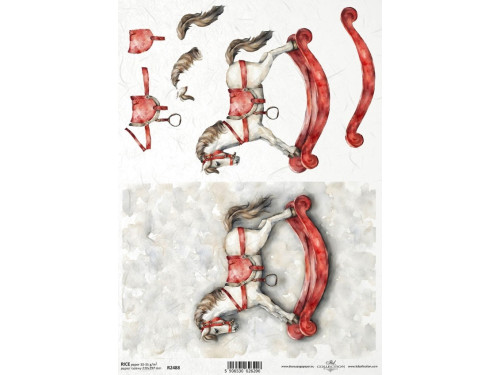 Decoupage paper A4 - ITD Collection - rice, R2488