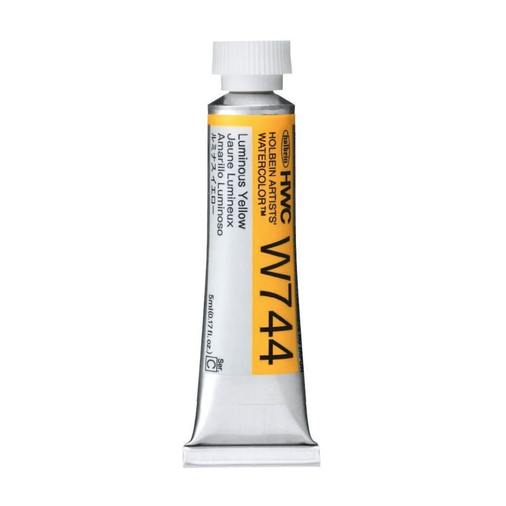 Artists' Watercolor paint - Holbein - Luminous Yellow, 5 ml