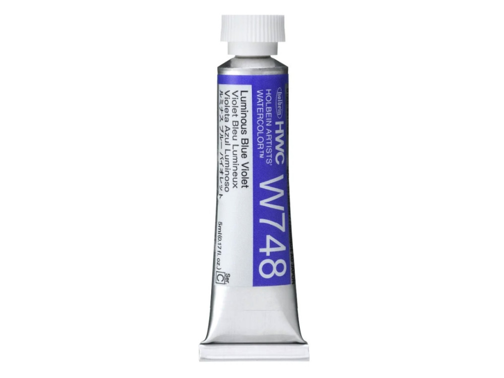 Farba akwarelowa Artists’ Watercolor - Holbein - Luminous Blue Violet, 5 ml