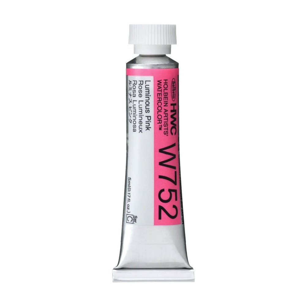 Farba akwarelowa Artists’ Watercolor - Holbein - Luminous Pink, 5 ml