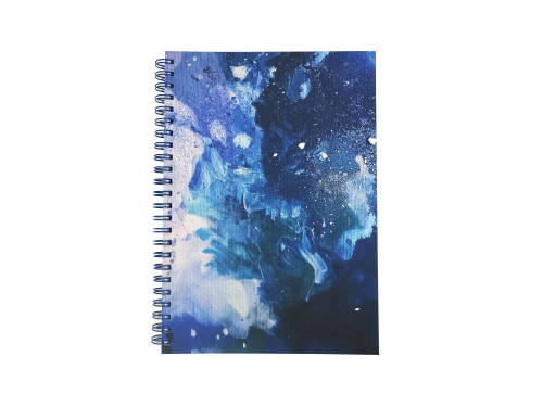 Spiral Notebook Arctic Symphony A5 - Devangari - dotted, softcover, 120 g/m2