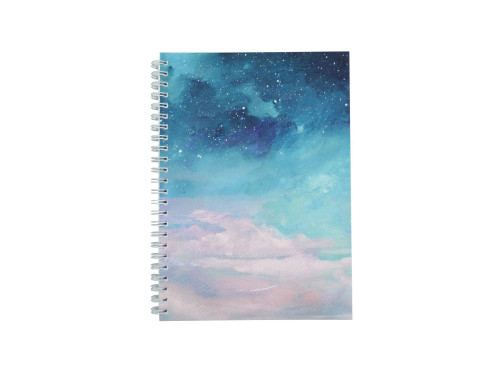 Spiral Notebook Cotton Sky A5 - Devangari - dotted, softcover, 120 g/m2