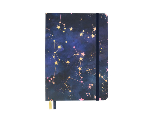 Notes Shimmering Stars A5 - Devangari - w kropki, miękka okładka, 120 g/m2