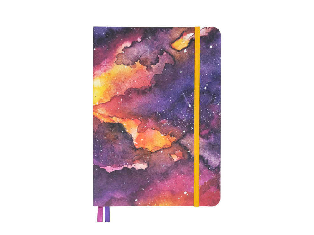 Notebook Sunset Galaxy A5 - Devangari - dotted, softcover, 120 g/m2