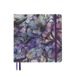 Notebook Blossom of Wind 20 x 20 cm - Devangari - dotted, softcover, 120 g/m2