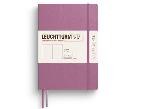Plain Notebook A5 - Leuchtturm1917 - Dusty Rose, softcover