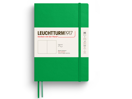 Plain Notebook A5 - Leuchtturm1917 - Spring Leaf, softcover