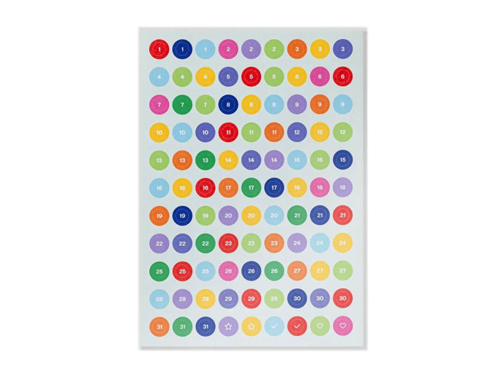 Sticker Set Text - mishmash - 200 pcs.