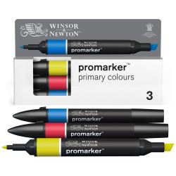 Promarker Set - Winsor & Newton - Primary Tones, 3 pcs.