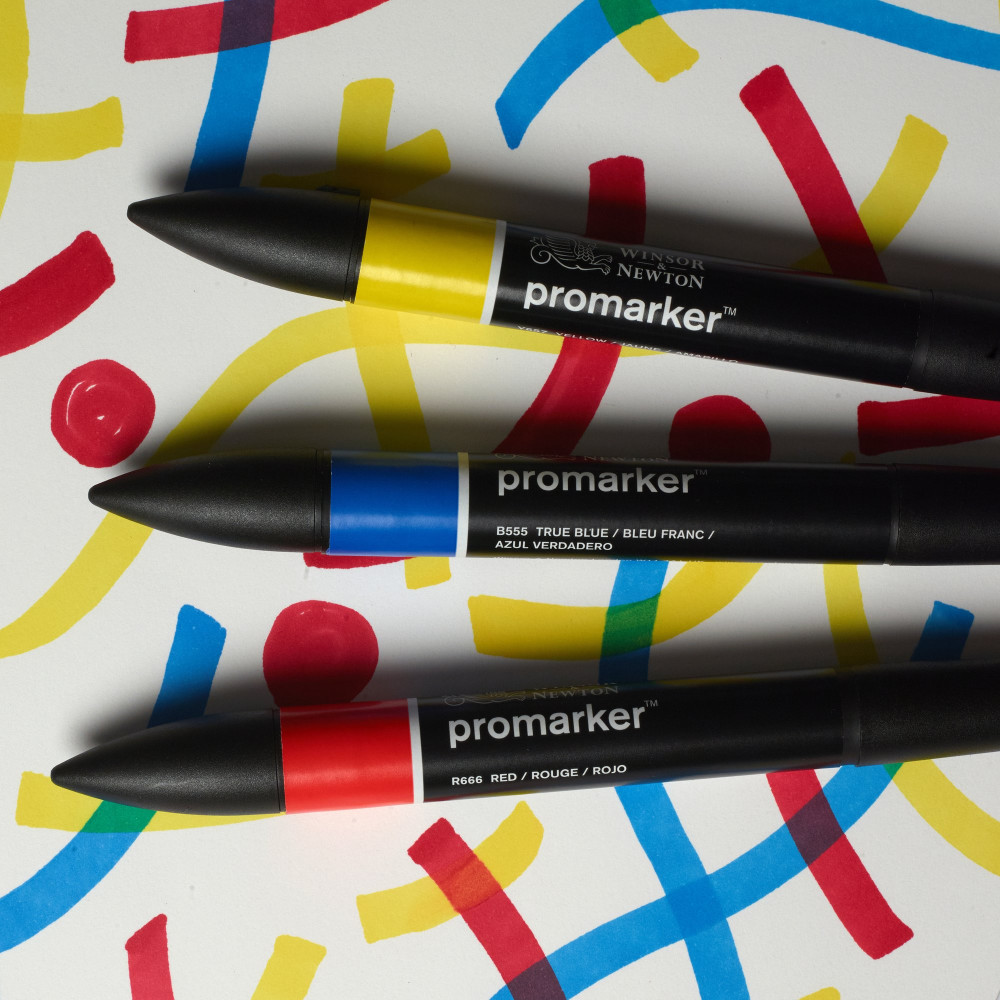 Promarker Set - Winsor & Newton - Primary Tones, 3 pcs.
