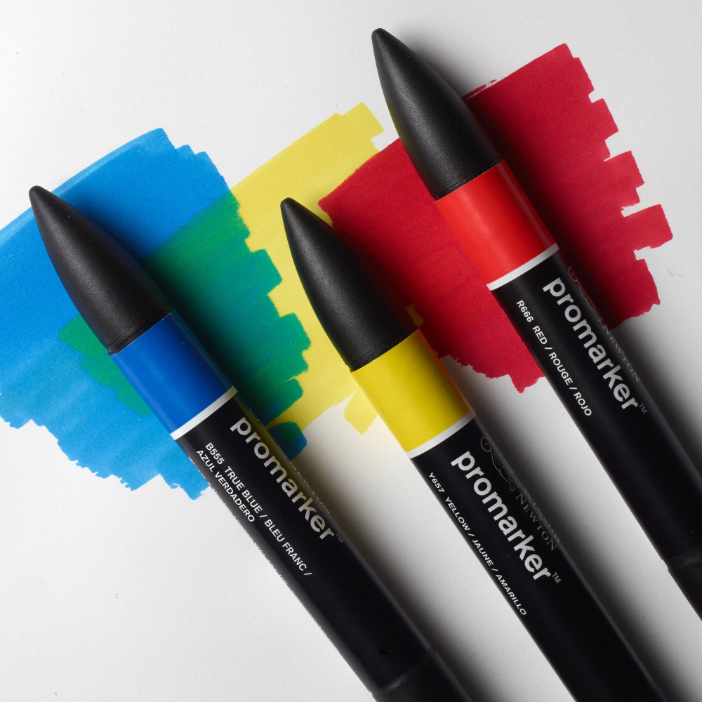 Promarker Set - Winsor & Newton - Primary Tones, 3 pcs.