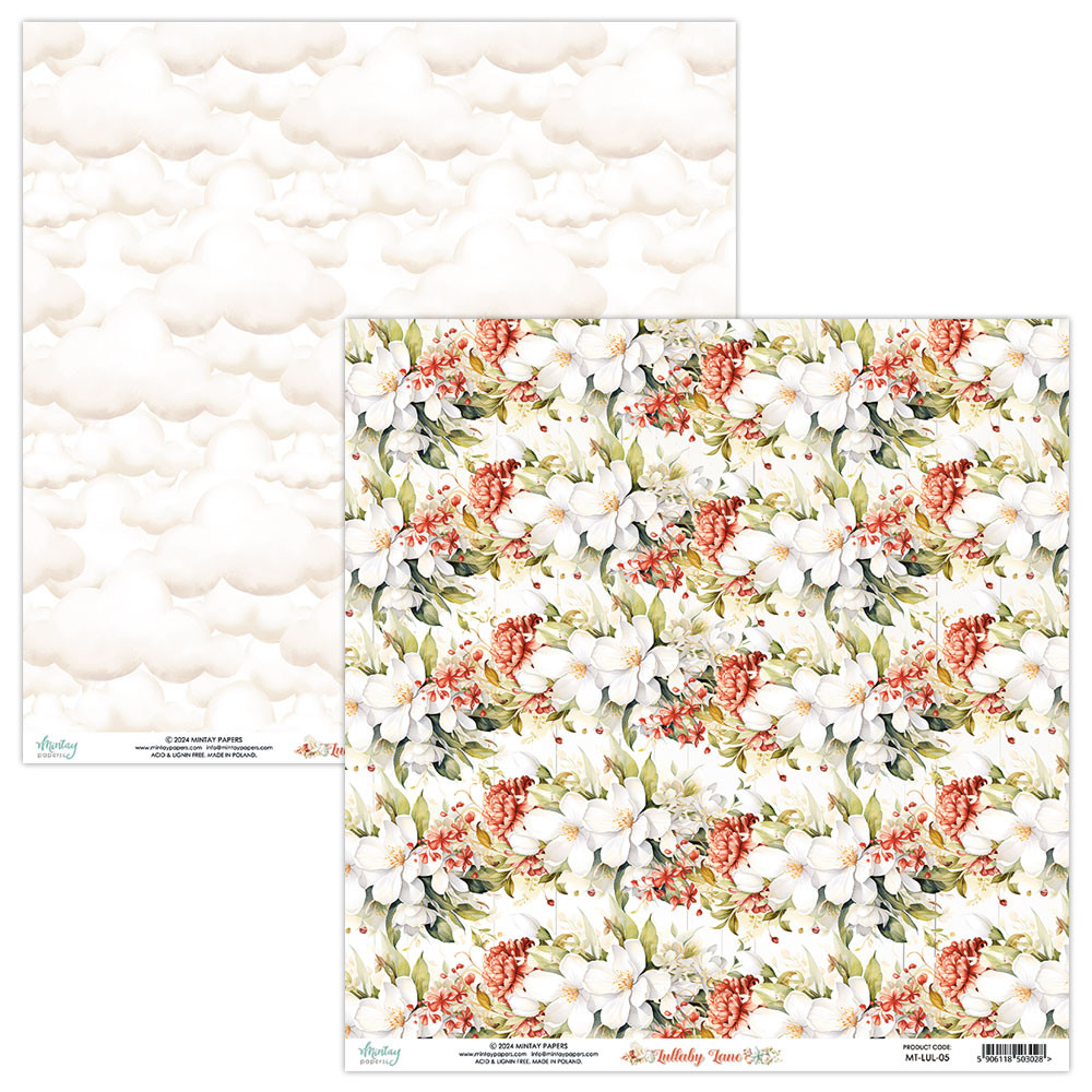 Papier do scrapbookingu 30,5 x 30,5 cm - Mintay - Lullaby Lane 05