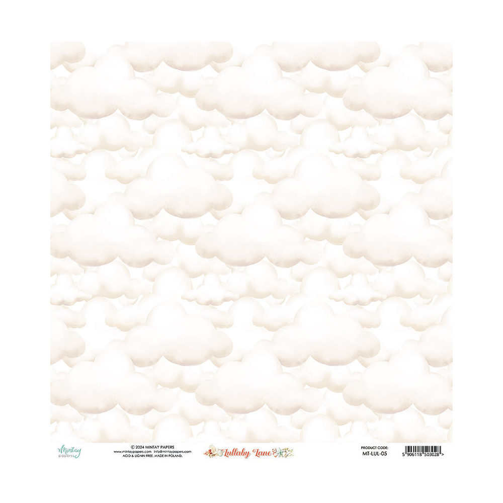 Papier do scrapbookingu 30,5 x 30,5 cm - Mintay - Lullaby Lane 05