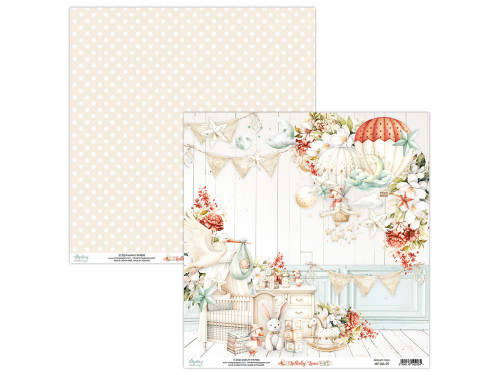 Scrapbooking paper 30,5 x 30,5 cm - Mintay - Lullaby Lane 01