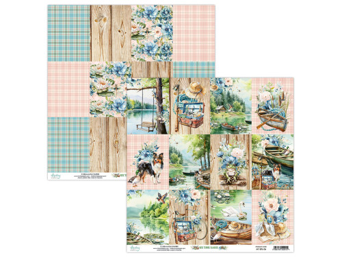 Scrapbooking paper 30,5 x 30,5 cm - Mintay - By The Lake 06