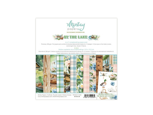 Zestaw papierów do scrapbookingu 15,2 x 15,2 cm - Mintay - By The Lake