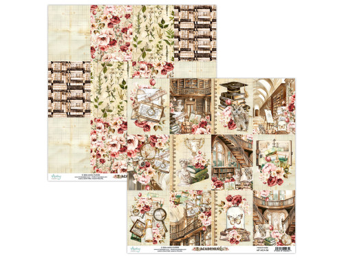 Papier do scrapbookingu 30,5 x 30,5 cm - Mintay - Academia 06