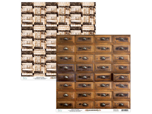 Papier do scrapbookingu 30,5 x 30,5 cm - Mintay - Academia 04