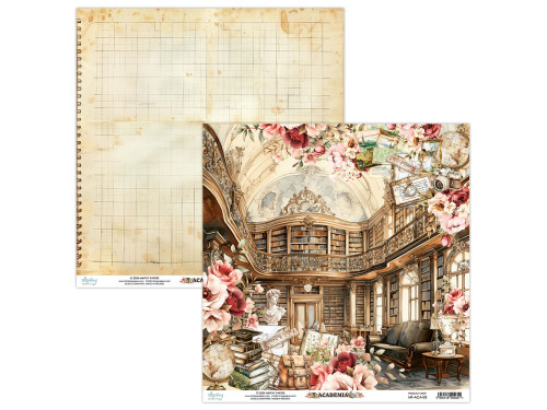 Scrapbooking paper 30,5 x 30,5 cm - Mintay - Academia 03