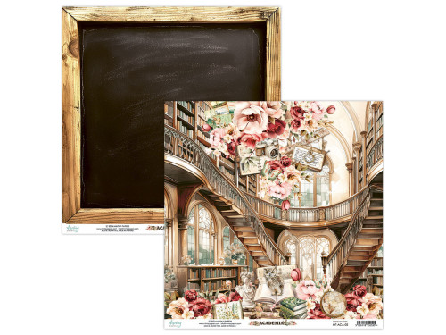 Scrapbooking paper 30,5 x 30,5 cm - Mintay - Academia 02