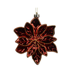 Shatterproof bauble Poinsettia - 14,5 cm