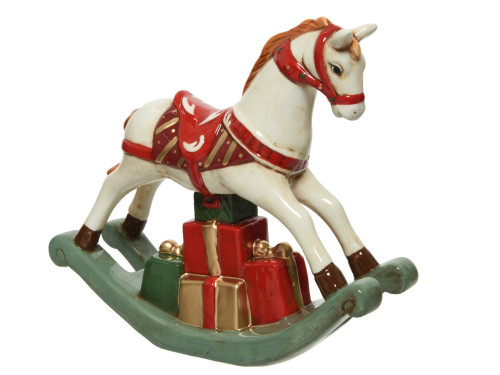 Christmas decoration Rocking Horse - 20,5 x 6 x 19 cm