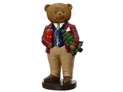 Christmas decoration Bear - 17,5 x 14 x 34,5 cm