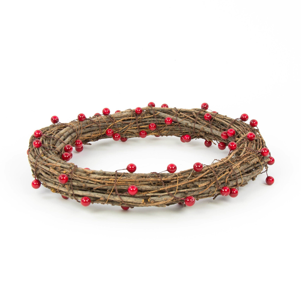 Christmas wreath with rowan berry - 32 cm