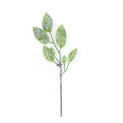 Eucalyptus glitter branch - green, 20 cm