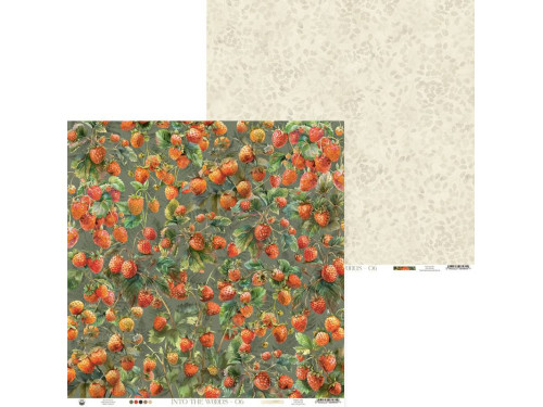 Papier do scrapbookingu 30,5 x 30,5 cm - Piątek Trzynastego - Into The Woods 06