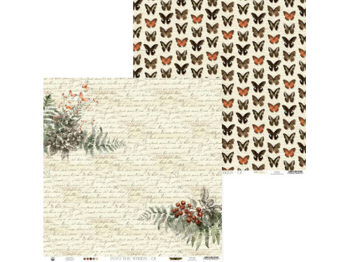 Scrapbooking paper 30,5 x 30,5 cm - Piątek Trzynastego - Into The Woods 01