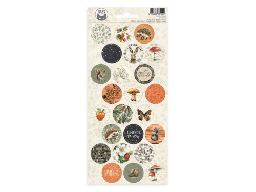 Set of paper stickers 10,5 x 23 cm - Piątek Trzynastego - Into The Woods 03