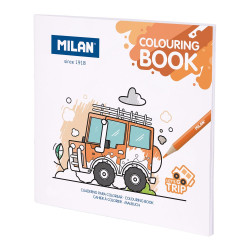 Coloring Book Let's Go Trip - Milan - 20 drawings