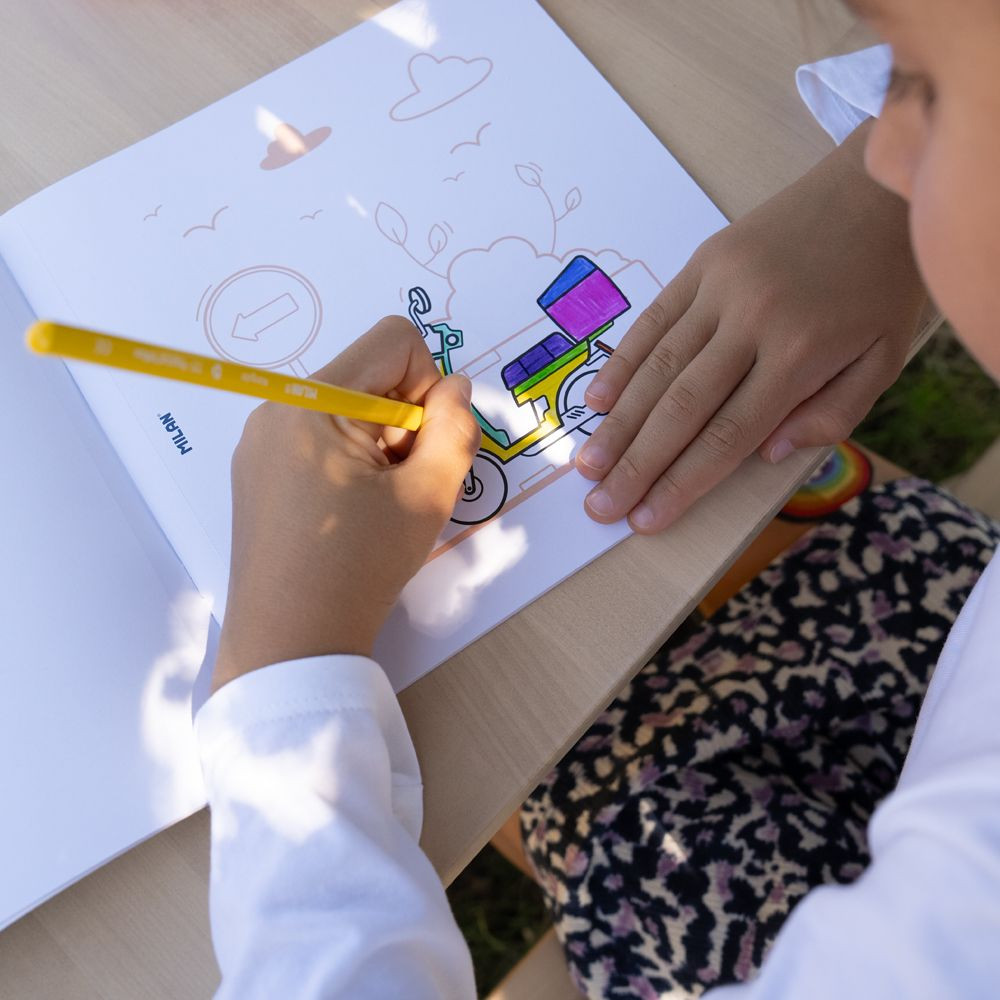 Coloring Book Let's Go Trip - Milan - 20 drawings