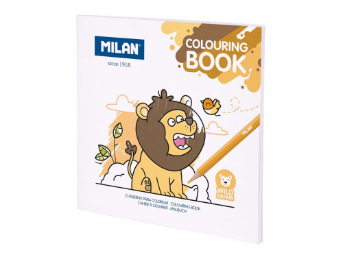 Kolorowanka dla dzieci Dzikie Safari - Milan - 20 rysunków