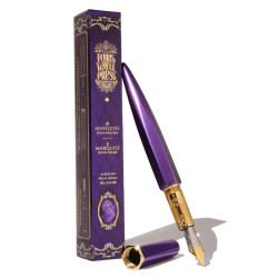 Aluminium Marquise Fountain Pen - Ferris Wheel Press - Aubergine, F