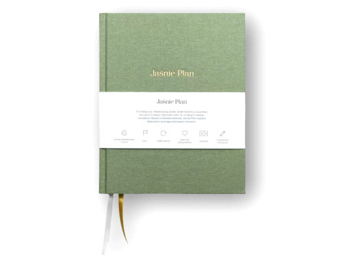 Undated Planner Jaśnie Plan - sage