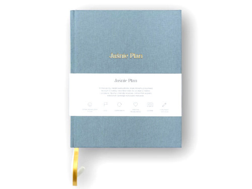 Undated Planner Jaśnie Plan - blue