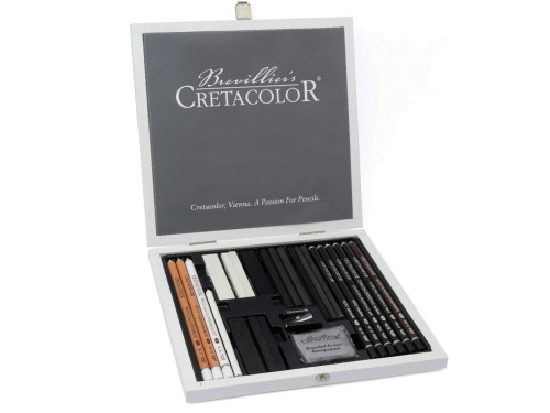 Black & White Drawing Set - Cretacolor - 25 pcs.