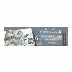 Watercolor Graphite Pocket Set - Cretacolor - 6 pcs.