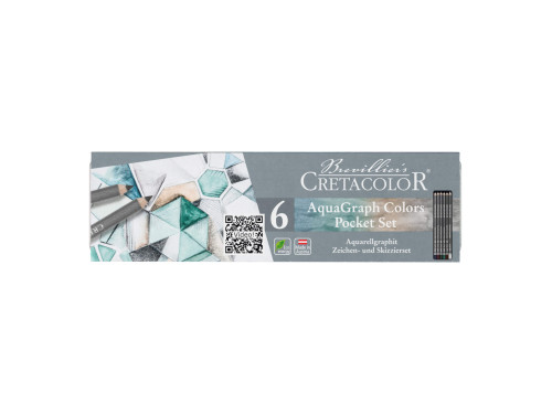 AquaGraph Colors Pocket Set - Cretacolor - 6 pcs.