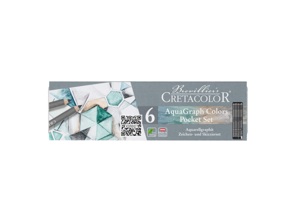 AquaGraph Colors Pocket Set - Cretacolor - 6 pcs.