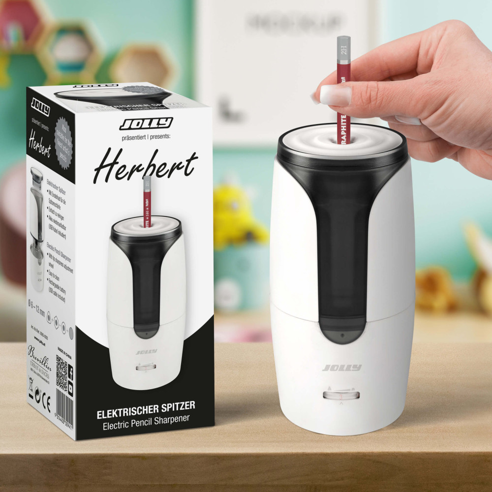Electric sharpener Herbert - Jolly - white