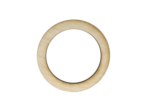 Drewniana obręcz do makramy - Simply Crafting - Koło, 8 cm