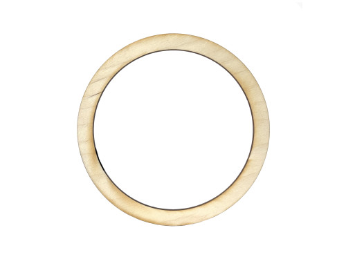 Wooden hoop, base for wreaths, macrames and dream catchers - Simply Crafting - dia. 12 cm
