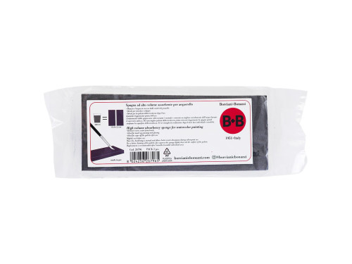 High absorbency sponge for watercolor painting - Borciani e Bonazzi - 2 pcs.
