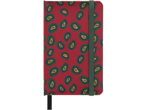 Notatnik gładki Paisley 6,5 x 10,5 cm - Moleskine - bordowy 70g/m2