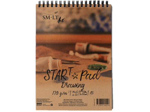 Start Drawing Sketch spiral paper pad A5 - SM-LT - white, 170 g, 20 sheets