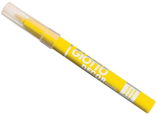 Giotto Decor Textile Pen - Yellow